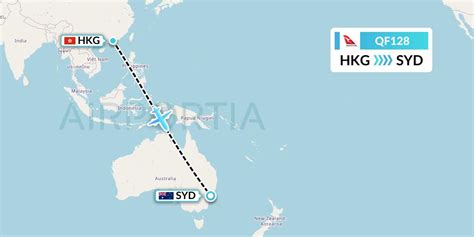 QF128 Flight Status ( Hong Kong to Sydney ) .